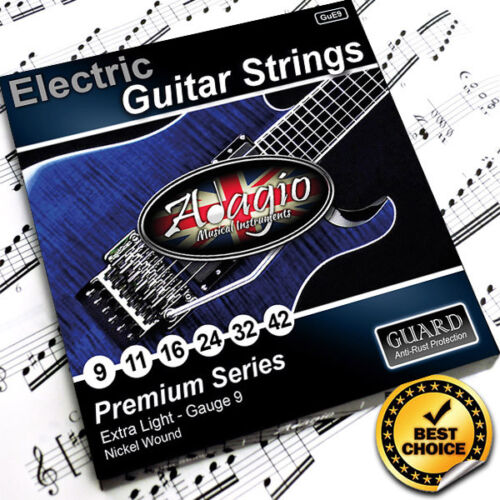 Coated electric guitar - 9s,