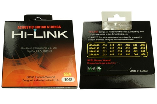 Acoustic guitar string - , set