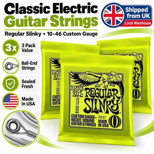 3pack ernie ball regular - ball,