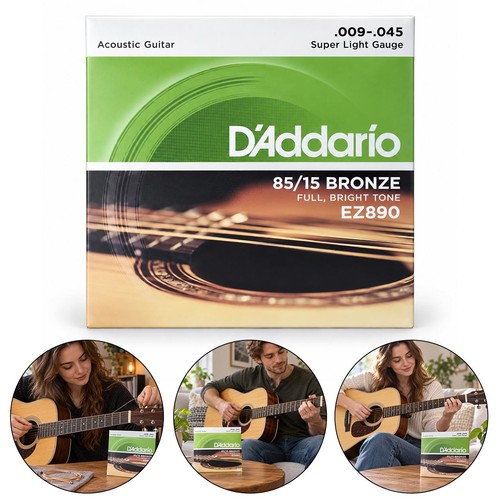 Super light daddario ez890 - super,