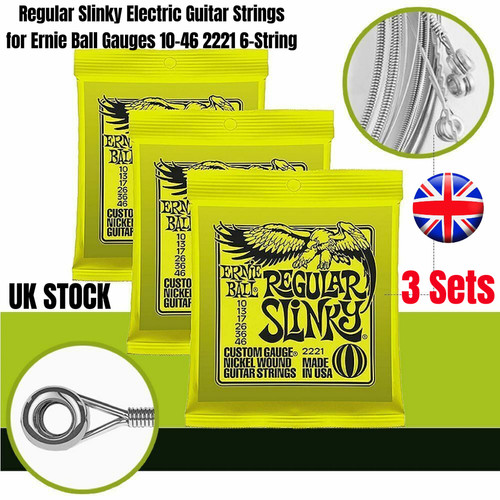 3pack ernie ball regular - ernie,