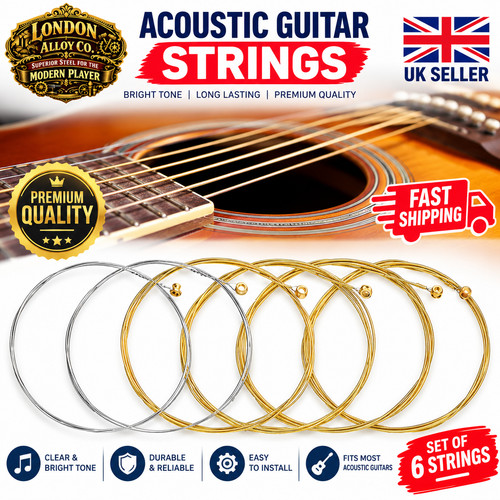 Acoustic guitar strings set - acoustic,