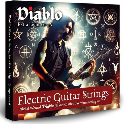 Electric guitar strings nickel - electric,