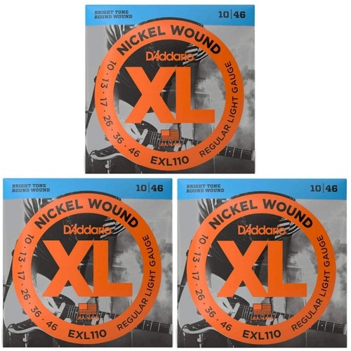 3packs addario exl110 46 - 3packs, d'addario